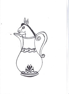 The Mule is in the pitcher! by Muna Zaki